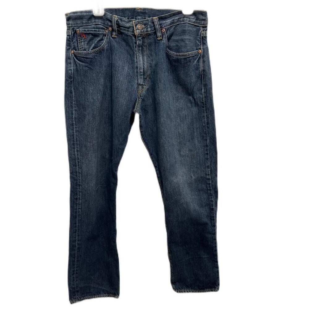0027 Polo Ralph Lauren Faded Straight Denim Jeans Sz.34"x32" Mens